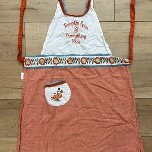 Pumpkin Spice and Everything Nice Embroidered Fall/Autumn Apron